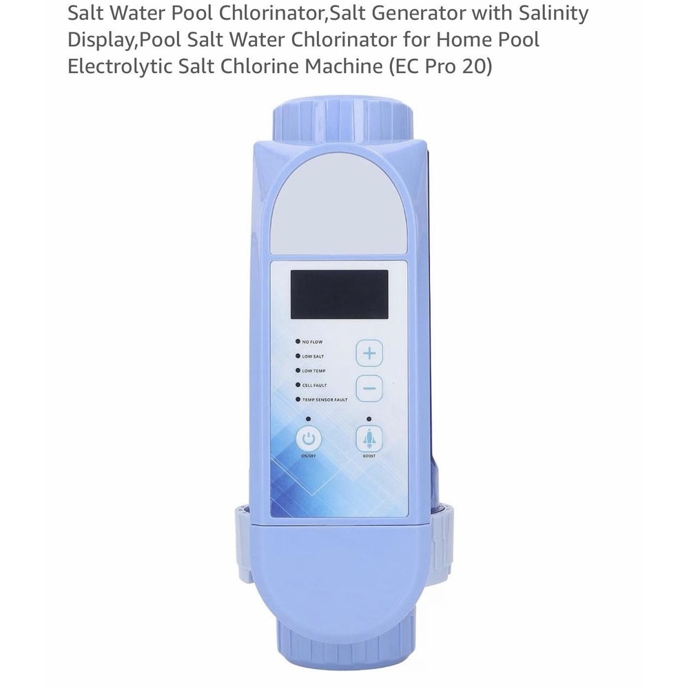 Bonvoisin Salt Water Pool Chlorinator EC Pro 20 22400 Gallons Generator